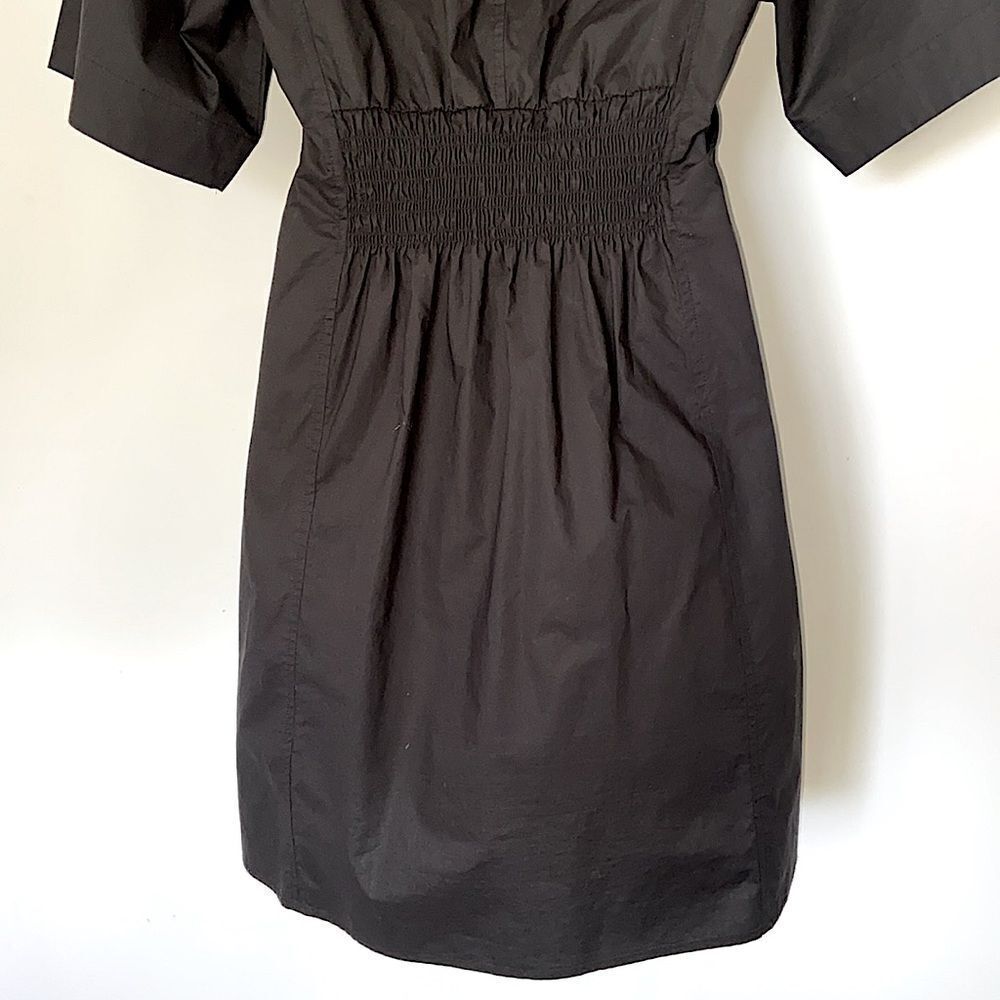 Frame Dress Mini Black Button Down NWOT SZ Medium - Picture 7 of 8